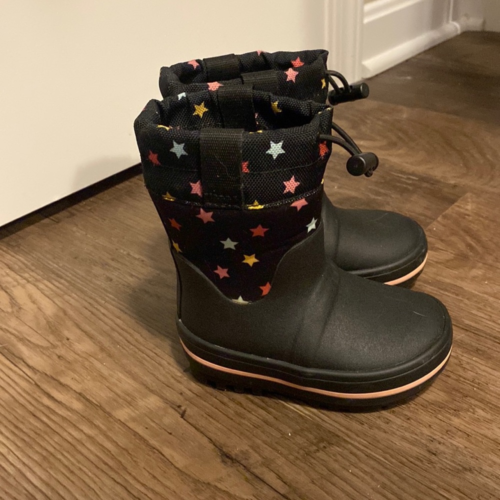 Cat & Jack toddler girls snow rain boots size 5
